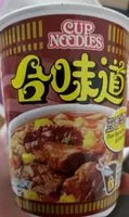 Mängden socker i CUP NOODLE - BEEF FLAVOUR
