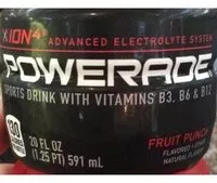 Mängden socker i Sports Drink, Fruit Punch