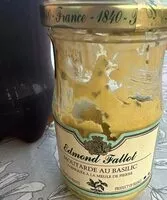 Mängden socker i Moutarde au basilic