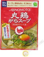 Mängden socker i Bouillon Poulet Maru Tori Gara Ajinomoto 51G Japon