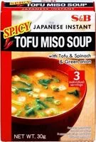 Mängden socker i Soupe Miso Tofu Epicee S &B