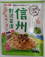 Mängden socker i 信州野沢菜漬&ベーコン