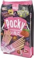 Mängden socker i Glico Lovely Halloween Strawberry Cream Pocky ( 9 Packs )