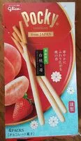 Mängden socker i Pocky 白桃と苺 (Pêche blanche et fraise)