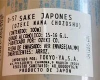 Mängden socker i Sake japones