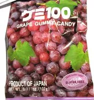 Mängden socker i Grape gummy candy