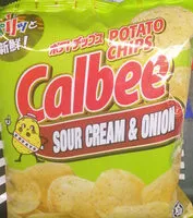 Mängden socker i Calbee sour cream flavoured Potato Chips