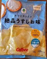 Mängden socker i ポテトチップス　絶品うすしお味