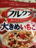 Mängden socker i Calibee フルグラ 大きめいちご