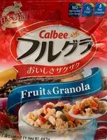 Mängden socker i Calbee Fruit & Granola