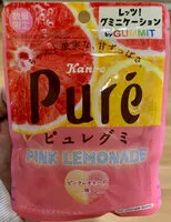 Mängden socker i ピュレグミ　ピンクレモネード