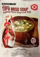Mängden socker i Soupe Tofu Miso Instantanée KIKKOMAN 30G Japon