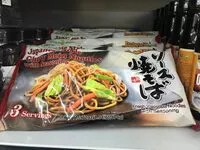 Mängden socker i Japanese style chow mein noodles