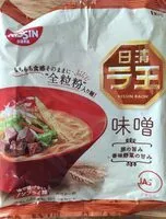 Mängden socker i Nouilles cuites sèchees nissin Rao miso