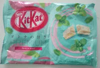 Mängden socker i Kit Kat Premium peach mint
