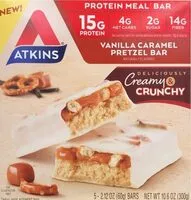 Mängden socker i Atkins meal bar vanilla caramel pretzel