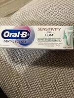Mängden socker i Oral-B SENSITIVITY AND GUM