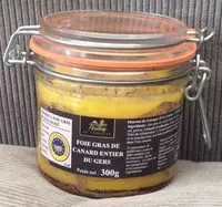 Mängden socker i Foie gras de canard entier du gers