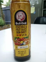 Socker och näringsämnen i Bull dog sauce co