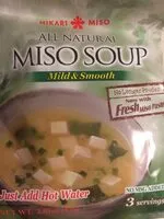 Mängden socker i Soupe Miso 57G