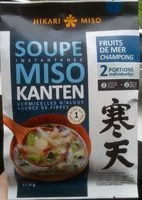 Mängden socker i Soupe instantanée miso Kanten aux fruits de mer