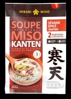Mängden socker i Soupe Miso Kanten Sésame Tantan 12x34,2g
