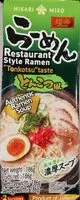 Mängden socker i Küche asiatisch: Ramen Tonkotsu