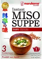 Mängden socker i Instant Miso Suppe Tofu