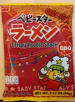 Mängden socker i คริสปี้ นูเดิ้ล สแน็ค บาร์บีคิว