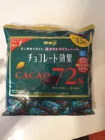 Mängden socker i チョコレート効果 cacao 72%