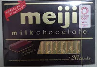 Mängden socker i Meiji milk chocolate