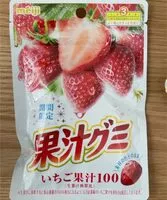 Mängden socker i 果汁グミ いちご