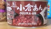 Mängden socker i Sweetened red beans (mashed) Ogura-an