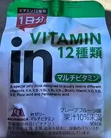 Mängden socker i inゼリー　マルチビタミン　グレープフルーツ味