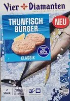 Mängden socker i Thunfisch Burger Klassik