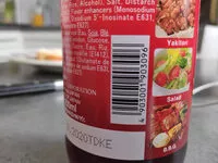 Mängden socker i Sauce soja sucrée