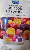 Mängden socker i 果汁100% スティックゼリー