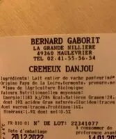 Mängden socker i Crémeux d’Anjou