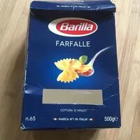 Mängden socker i Farfalle