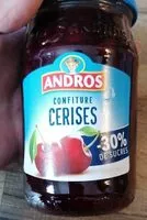 Mängden socker i Confiture de cerises
