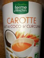 Mängden socker i soupe de légumes biologiques Carotte lait de coco et curcuma