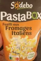 Mängden socker i Pasta Box Fusilli Fromages Italiens