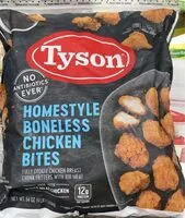 Mängden socker i Homestyle boneless chicken bites