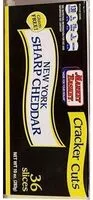Mängden socker i New York Sharp Cheddar, Cracker Cut