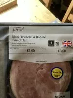 Mängden socker i Black treacle ham