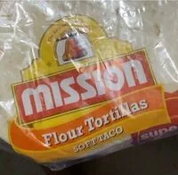 Mängden socker i Flour tortillas