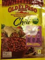 Mängden socker i Mélange D'épices Pour Chili, 39 Grammes, Marque Old El Paso