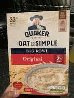 Mängden socker i Quaker OAT so Simple Big Bowl Original Porridge