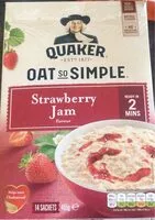 Mängden socker i Strawberry jam oats