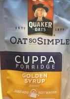 Mängden socker i Cuppa porridge